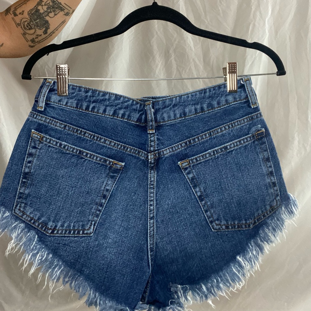 Denim shorts